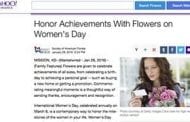 Pop Culture Picks Up on Women's Day. Will the Floral Industry?