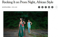Teens Look to Africa for Prom Style