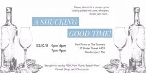 Beach Plum Flower Shop is one of several businesses participating in "A Shucking Good Time!", a hands-on, oyster-themed event planned for Feb. 10.