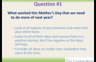 5 Questions to Ask Your Team the Week After Mother's Day