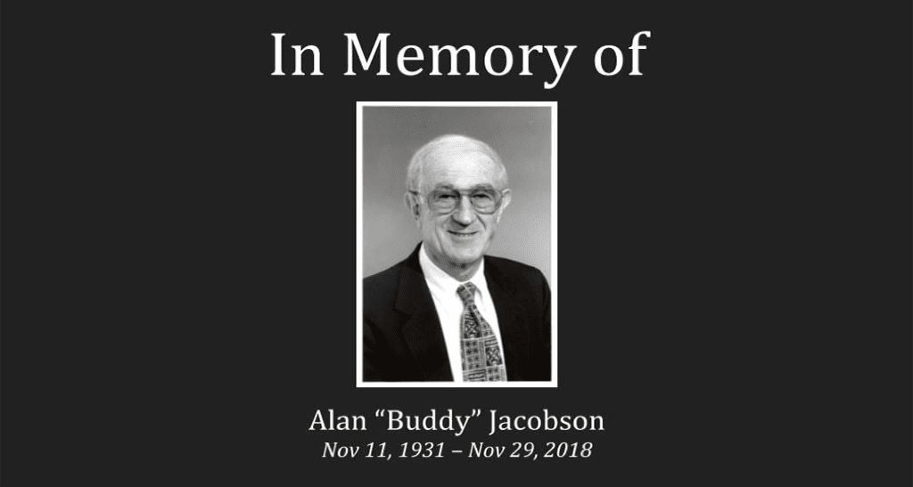 Alan “Buddy” Jacobson: 1931 –2018 | safnow.org